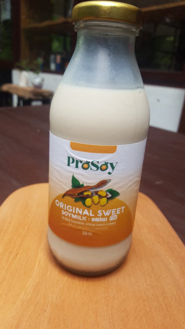 Original Unsweet Soybean Drink Small 370ml PROS