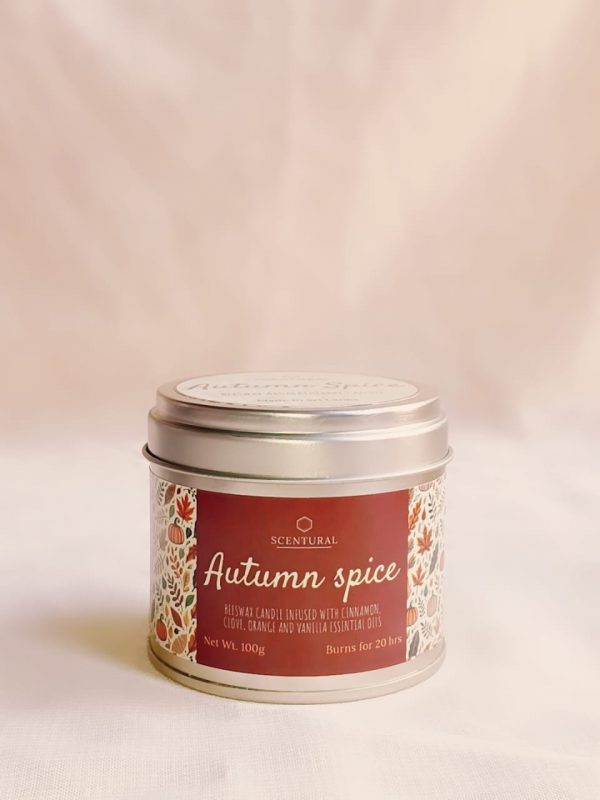 Autumn Spice Beeswax Candle SCAL