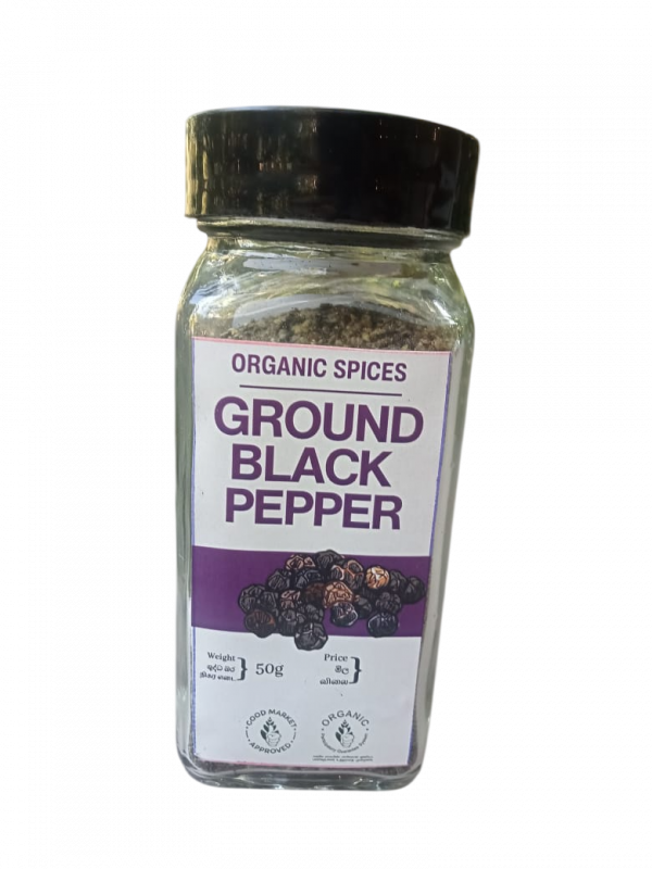 Organic Black Pepper Dispencer 50g PANW