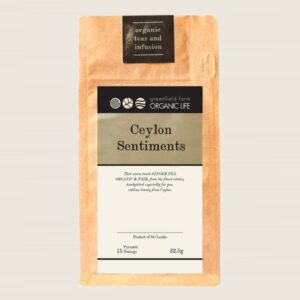 Organic Ginger Black Tea ( Ceylon Sentilments) GFOL Bags (GTE)