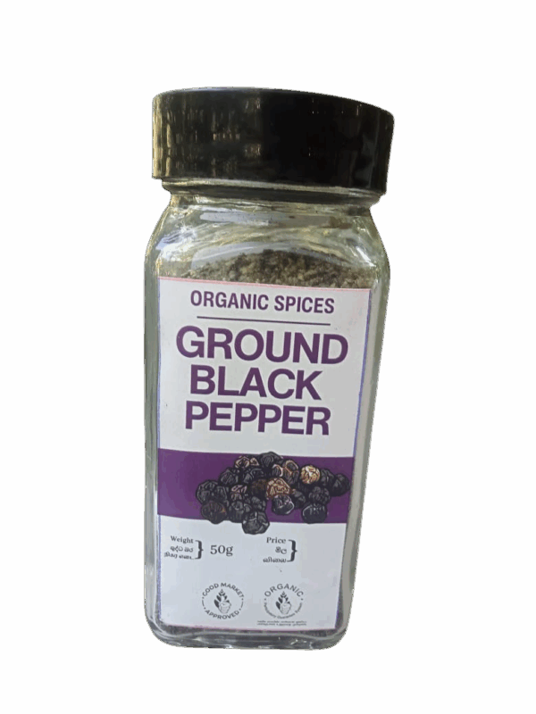 Organic Black Pepper Dispencer 50g PANW