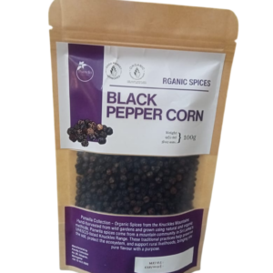 Organic Black Pepper Corn PANW 100g