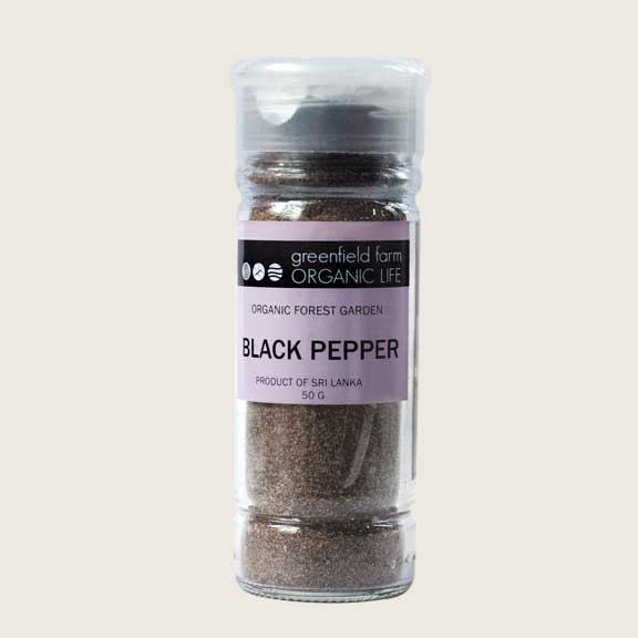 Organic Black Pepper 50g GFOL (GTE)