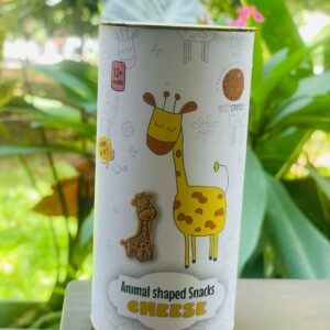 Animal Shaped Cheese Snacks Tin POSH