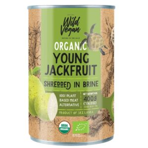 Organic shredded young jackfruit 400g can WLVG