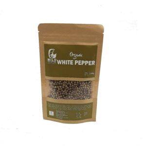 Organic White Pepper Seed Pouch 100g WILD (GTE)