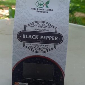 Organic Black Pepper Seed 100g HELA (GTE)