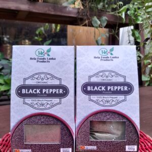 Organic Black Pepper Powder 100g HELA (GTE)