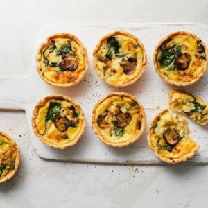 Quiche Mushroom & Spinach MILK (GTE)