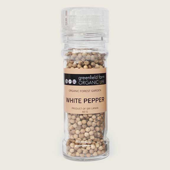 Organic White Pepper Grinder GFOL (GTE)