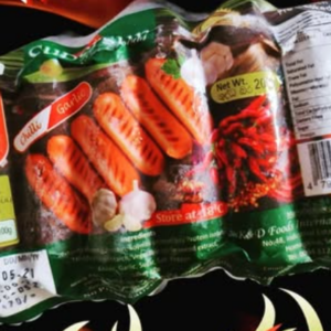 Meatless Vege Sausages Chilli & Garlic SPSN