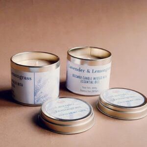 Lavender & Lemongrass Beeswax Candle SCAL