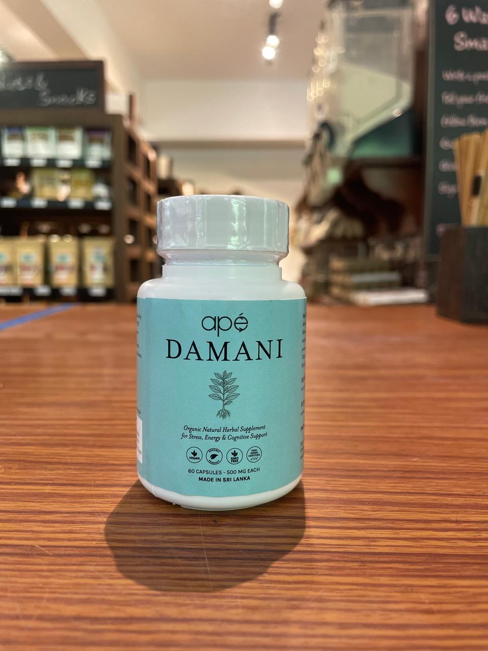 DAMANI for Stress, Energy & Cognitive Support Capsules APEP