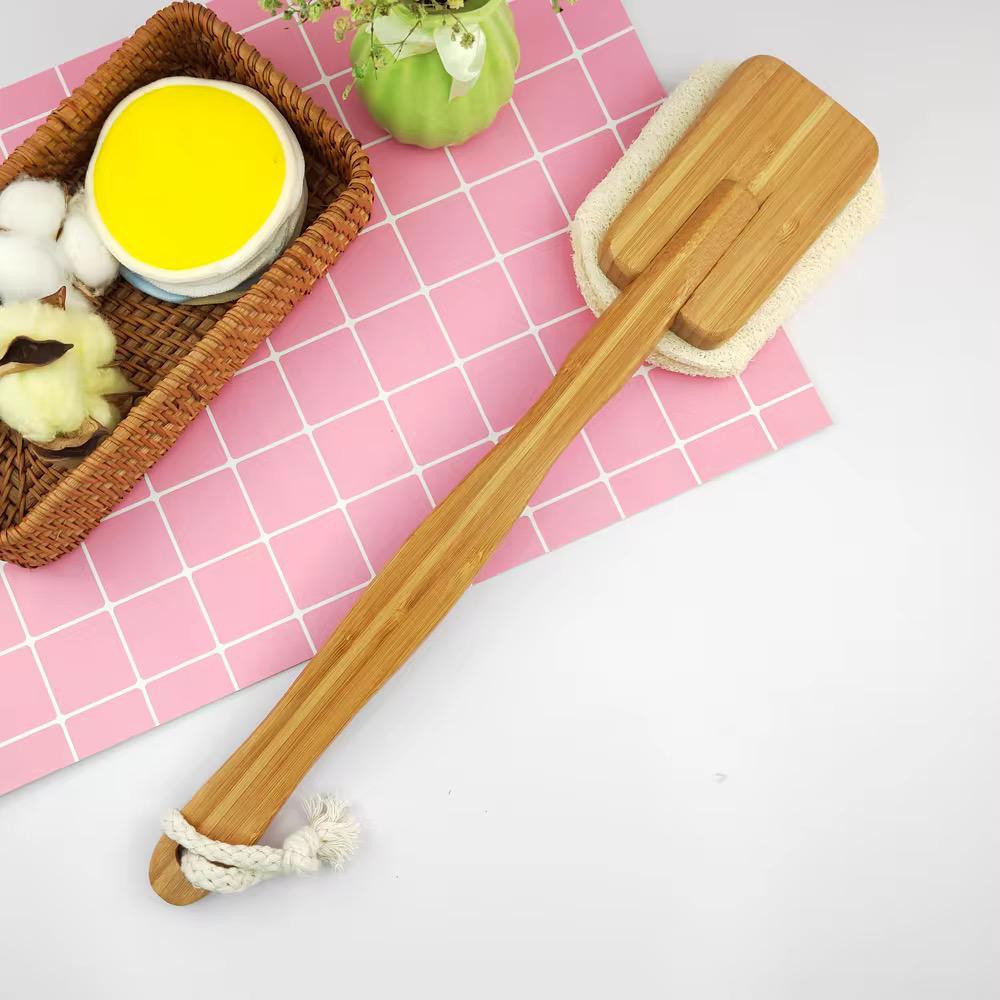 Flat Loofa With Detachable Handle GEVR